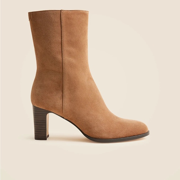 J. Crew Suede Ankle Boots in Hazelnut Latte - Picture 4 of 5